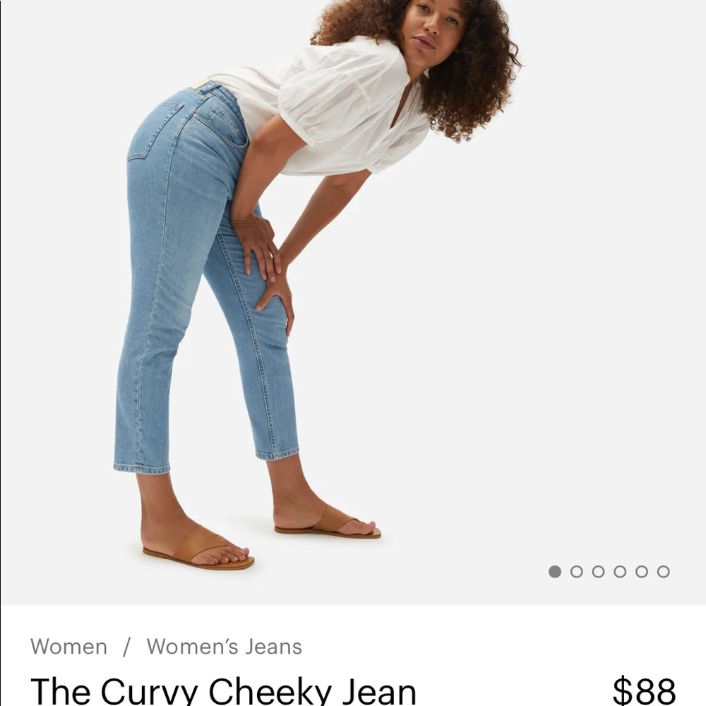 Everlane the curvy cheeky jean 27